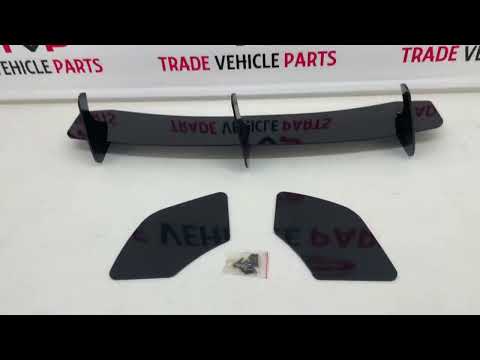 Fits VW Scirocco R 2008-2018 Rear Bumper Diffuser Splitter Gloss Black video