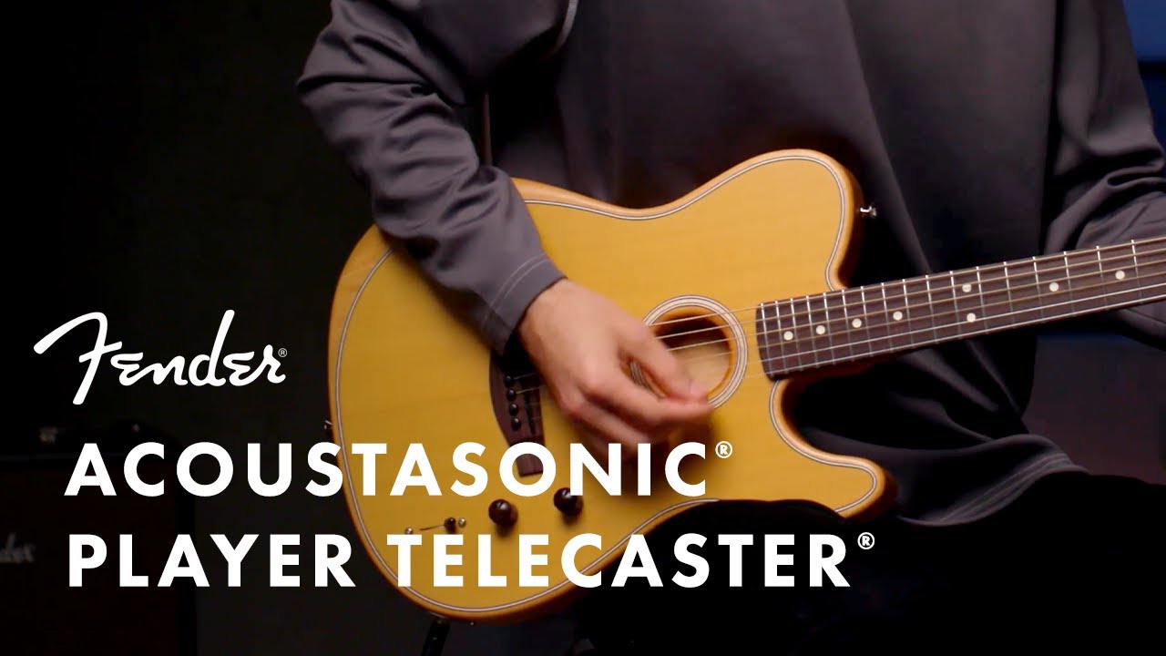 Exploring the Fender Acoustasonic Player Telecaster | Acoustasonic Player Telecaster | Fender - YouTube