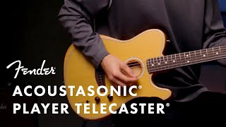 Fender Acoustasonic Player Telecaster - SHB Video