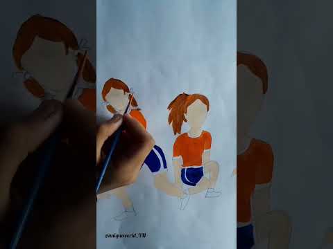 Mind-Blowing Kho-Kho Game Art Drawing - You Won't Believe Your Eyes!