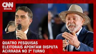 Vídeo: Eleições 2026: Quatro pesquisas apontam disputa acirrada no 2º turno; veja cenários | HORA H