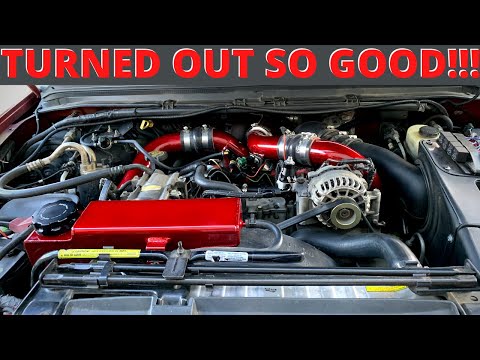 Ford 7.3 Powerstroke: Beautiful Mishimoto Coolant Tank Install