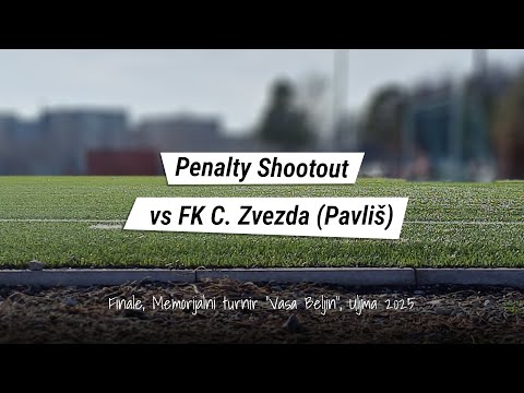 Finale - Penalty Shootout; FK Crvena Zvezda (Pavliš) - AF Kristal 2017 (Vršac); 1:1; 01.06.2025.