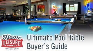 The Ultimate Pool Table Buyer