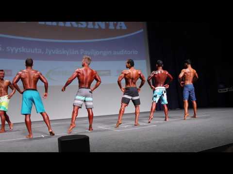 Jyväskylä NFE 2016: men's physique -174cm - ensimmäinen vertailu