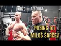 Krizo Posing for Milos Sarcev | Krizo in America