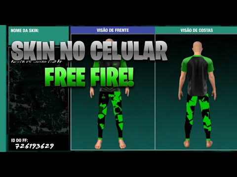 COMO FAZER SKIN DO FREE FIRE NO CELULAR |EVENTO #proff