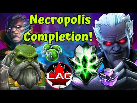 The Necropolis Initial Completion! No Aegon? Big Rewards Opening! Nameless Grandmaster Boss! - MCOC