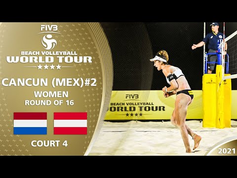 Stam/Schoon vs. Schützenhöfer/Plesiutschnig - Full Match | 4* Cancun 2021 #2