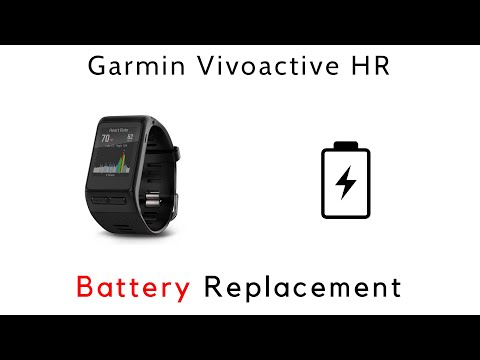 How To Replace Bad Not Working Battery On Garmin Vivoactive HR