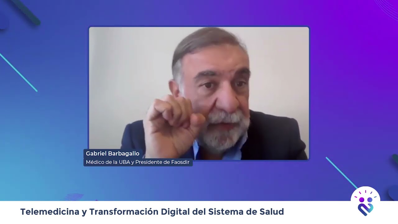 Charla sobre Telemedicina y Transformación Digital del sistema de salud | Gabriel Barbagallo