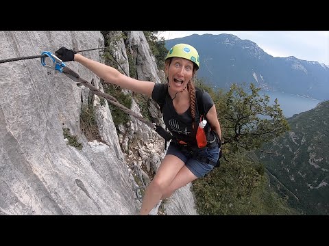 Via Ferrata Cima Capi at Lake Garda, Italy   Mountain Climbing