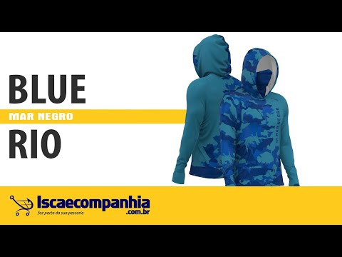 Vídeo Camiseta Mar Negro 30200 X-Protection 360 Sublimada - Blue Rio