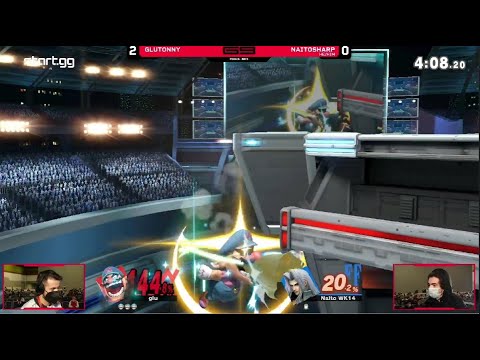 Glutonny goes for INSANE edgeguard to 3-stock Naitosharp