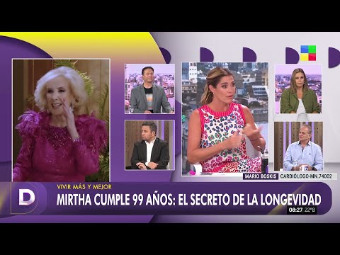 🤩 MIRTHA LEGRAND CUMPLE 99 AÑOS: EL SECRETO DE LA LONGEVIDAD