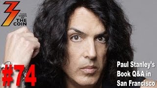 Paul Stanley's Book Q&A in San Francisco Three Sides of the Coin Attends