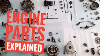 Two wheeler Engine parts explained fully one by on