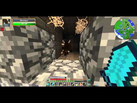 Let's Hexxit Ep. 8 Minotaur Dungeon Part 1