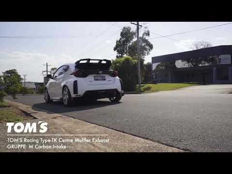 GR Yaris Toms center exit Barrel exhaust