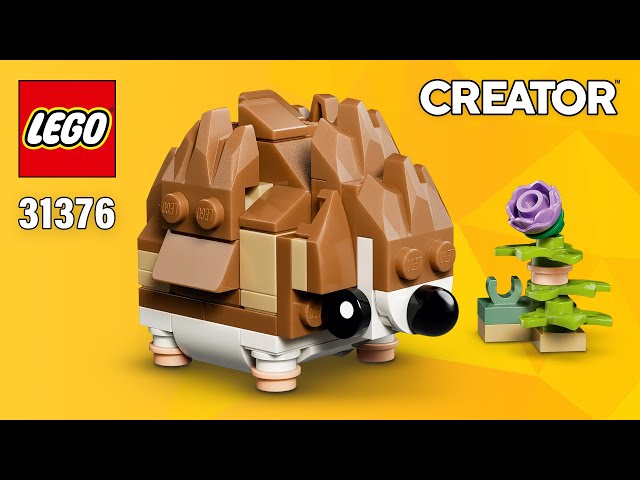 Vídeo relacionado con LEGO Creator 3en1 Lindo Hámster con Flor - Figuras de Animales Transformables en Erizo o Águila de Juguete - Decoración del Dormitorio - Regalo de Cumpleaños para Niñas y Niños de 7+ Años - 31376
