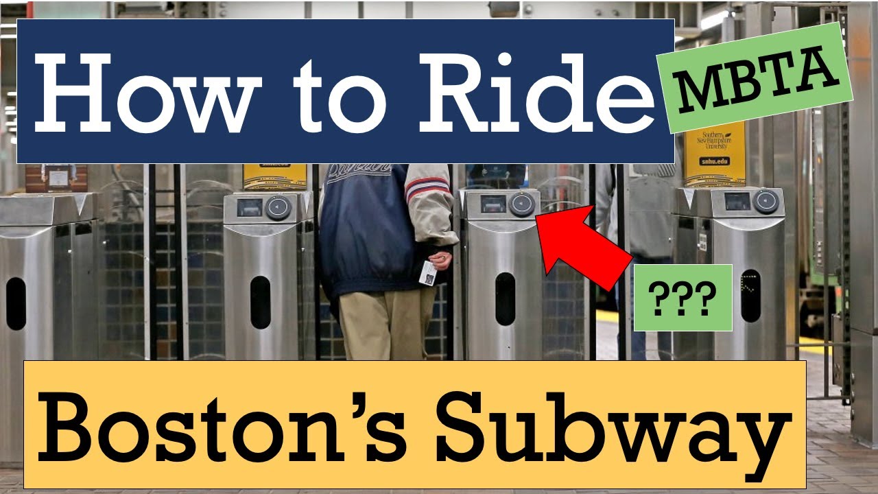 Boston Subway - How to Ride the MBTA