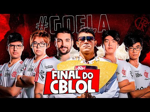 Final do CBLOL - Bastidores time do FLA