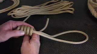 Restoring Talitha Ep. 32 - Ropework 2 - Tying a Heaving Line Knot