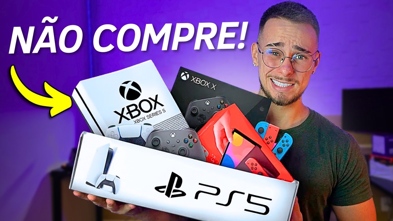 Qual o MELHOR VIDEO GAME (CONSOLE) para COMPRAR 2026? - (PS5/XBOX/NINTENDO...)