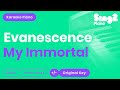 Evanescence - My Immortal (Piano Karaoke)