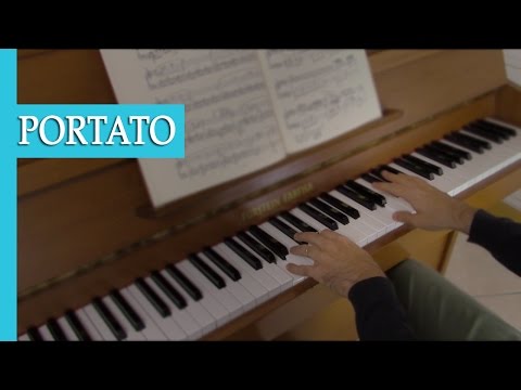 Como entender o portato no piano