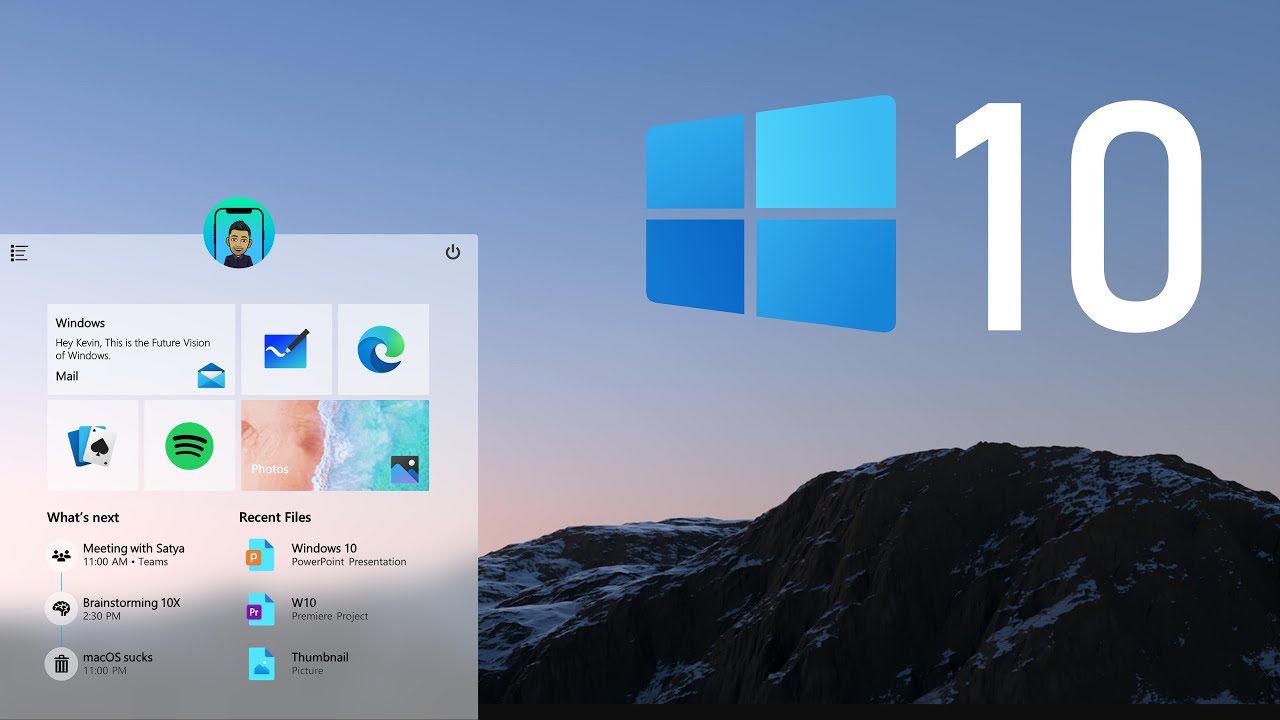 Meet the Future of Windows 10 (Concept) - YouTube