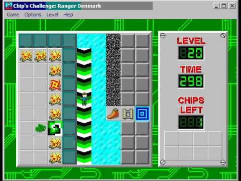 CCLP2 level 20 solution - 293 seconds