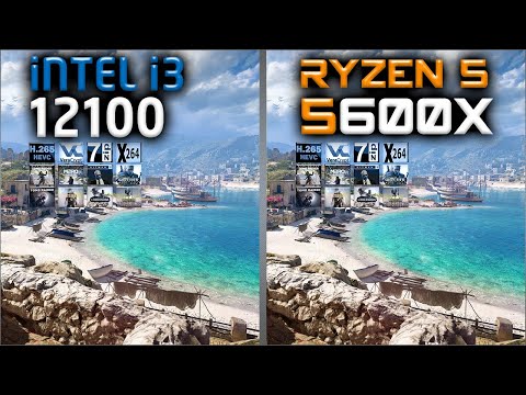 Intel i3 12100 vs Ryzen 5 5600X Benchmarks – 15 Tests 🔥