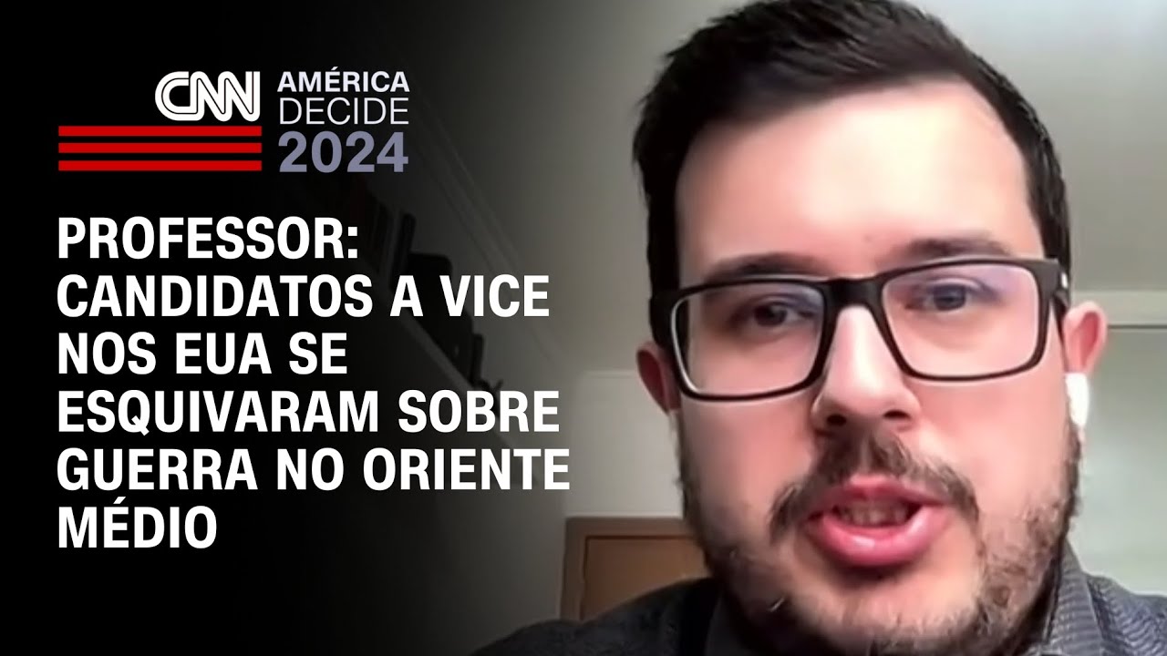 Professor: Candidatos a vice nos EUA se esquivaram sobre guerra no Oriente Médio | CNN NOVO DIA