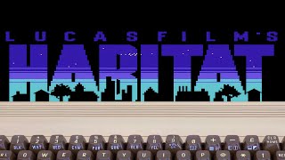 Lucasfilm's Habitat - 1986 Promotional Video (Commodore 64 Virtual World)
