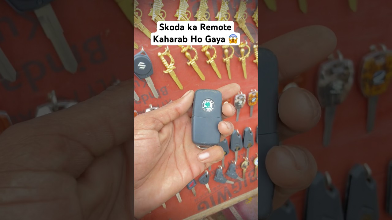 Skoda Ki Chabi 🔑 Kaharab Hogaya😱 New key ka price 😤 contact 7219353586