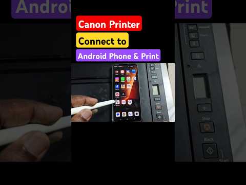 Canon Printer | How to Connect to Android Phone and Print Wirelessly