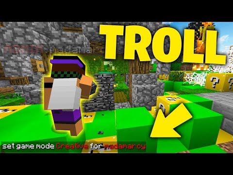 GIOCARE UNA PARTITA IN CREATIVA! TROLL su Minecraft ITA