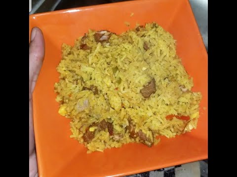 Jamaican Seasoned Rice with Ackee & Chicken