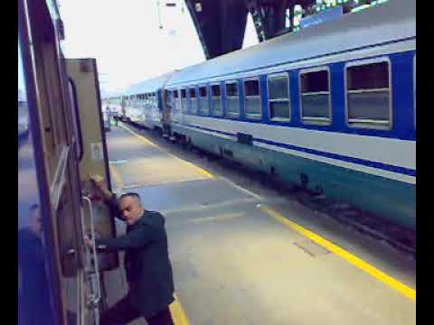 Partenza da Milano Centrale con l'Espresso 823 "Freccia del Sud"