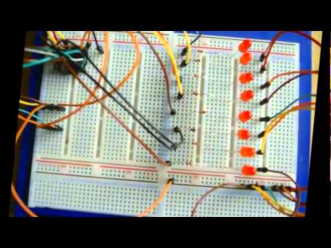 8 LED BINARY COUNTER Using ARDUINO and 74HC595 – Arduino Escapades