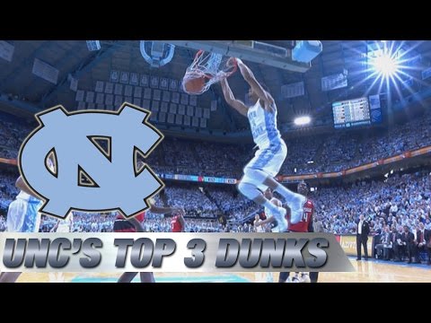 North Carolina's Top 3 Dunks vs Louisville