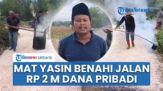 Viral Aksi Mat Yasin Pengusaha Besi Tua di Sampang Bangun Jalan Desa Rp 2 Miliar Pakai Dana Pribadi