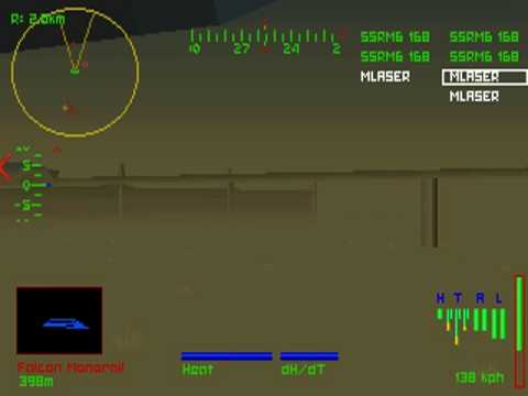 Mechwarrior 2 Playthrough: Clan Wolf - Mission 13 - Cold Crescent (Part 1)