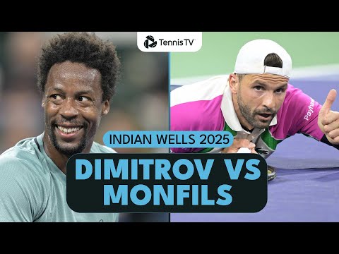INSANE Points From Dimitrov vs Monfils EPIC! | Indian Wells 2025 Highlights