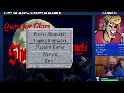 9/1 - QUEST FOR GLORY 4: SHADOWS OF DARKNESS - Listening to MIDI guitar jams while John Rhys-Davies