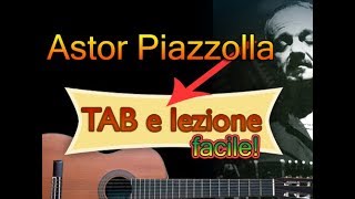 Lezione di chitarra Libertango Astor Piazzolla chitarra