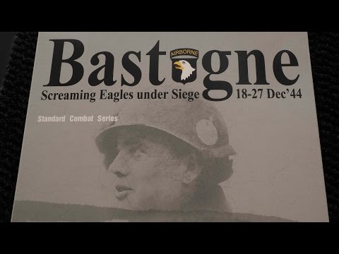 Bastogne: Screaming Eagles Under Siege. Late Night Play Through of The Battle for Noville. German turn 1.