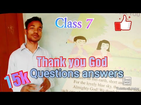 Thank You God Class 7 thumbnail