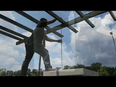 Material specifications of aluminium composite panel pergola...